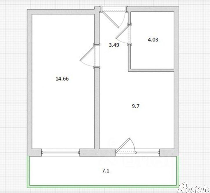 1-комн квартира Иркутский район, Березовый мкр, д.206