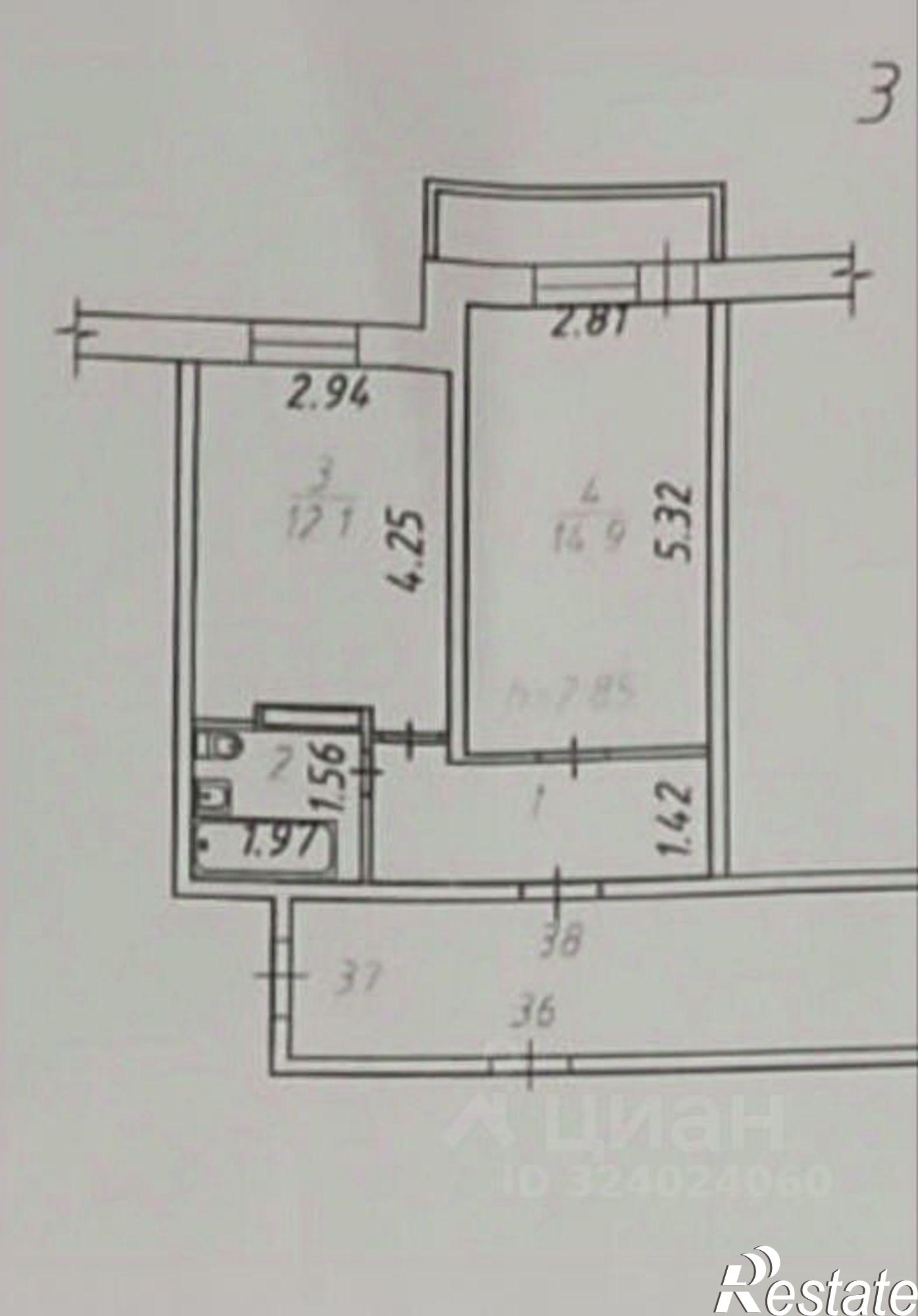 Купить квартиру за 3 500 000 рублей на Медовая улица, 5