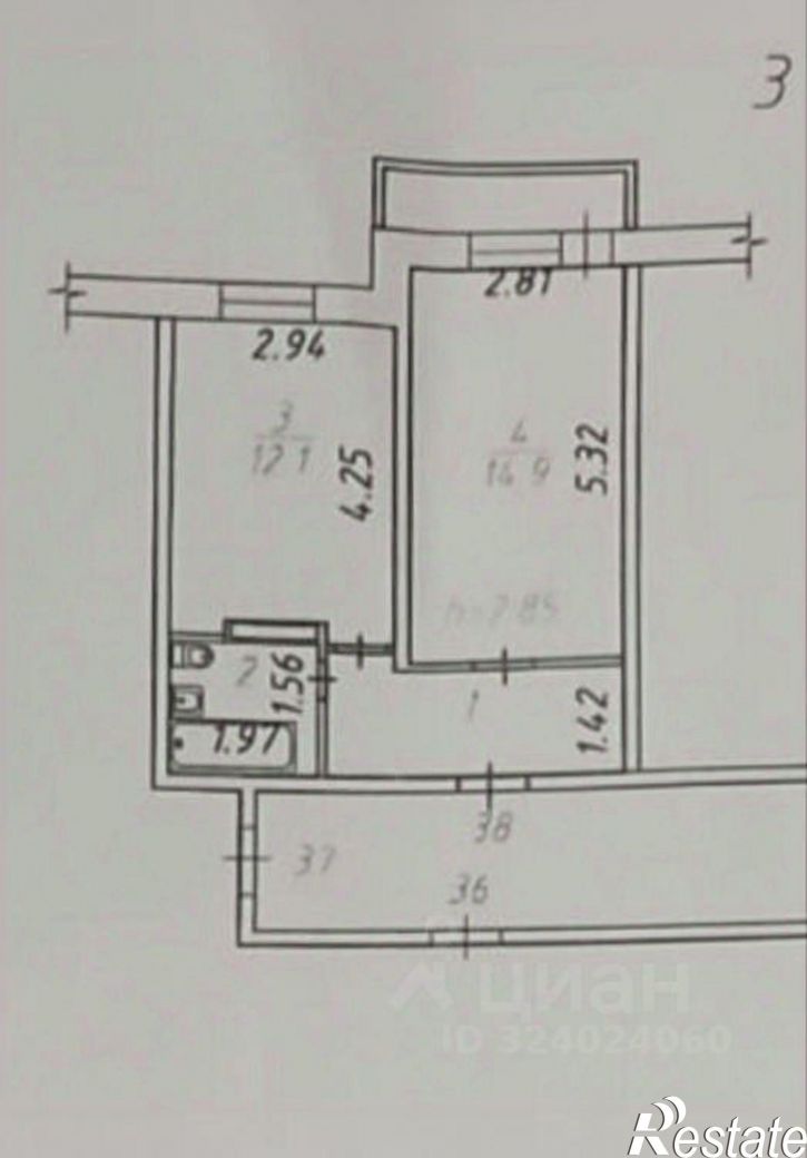 1-комн квартира Медовая улица, 5,  д. 5