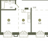 3-комн, 82 кв м, этаж 9/9 ул Седова, 55