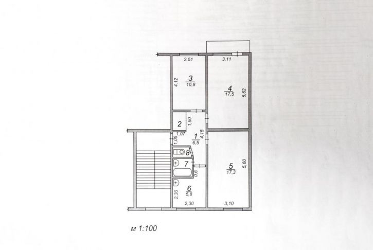 3-комн квартира 4-й микрорайон, 4