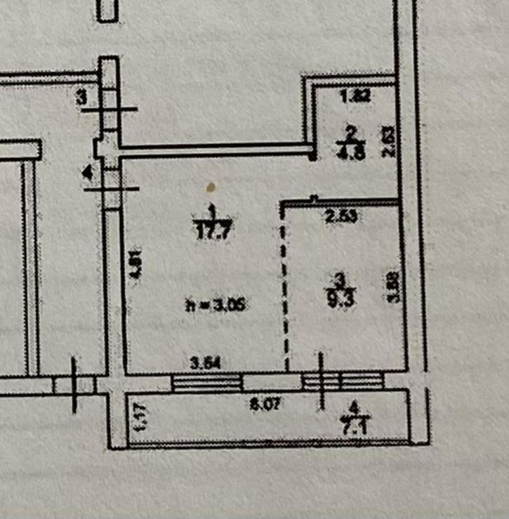 1-комн квартира Березовый Микрорайон, 85