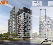 2-комн, 69 кв м, этаж 18/19 ул Березовая Роща, 30Ж