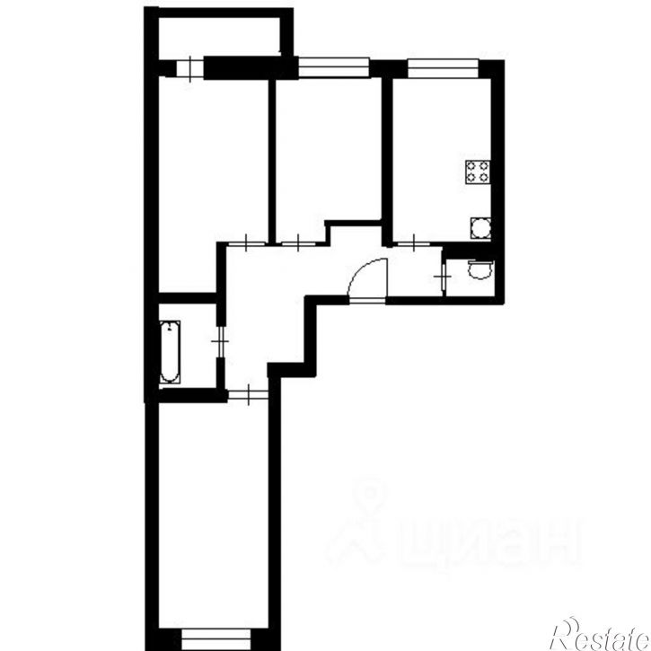 2-комн квартира ул Героев Труда, 17,  д. 17