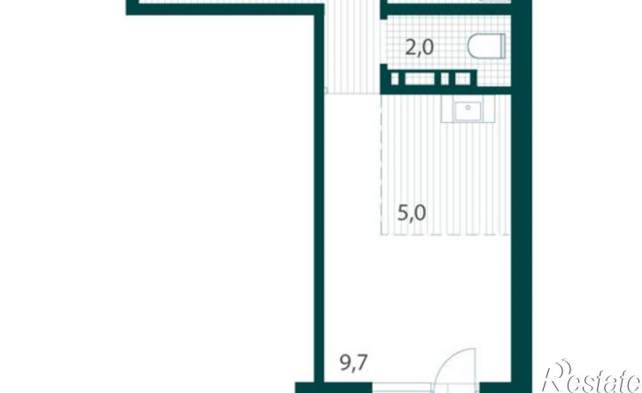 1-комн квартира в новом доме Иркутск, ЖК НовоМир