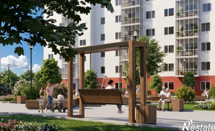 1-комн квартира в новом доме Иркутск, ЖК НовоМир
