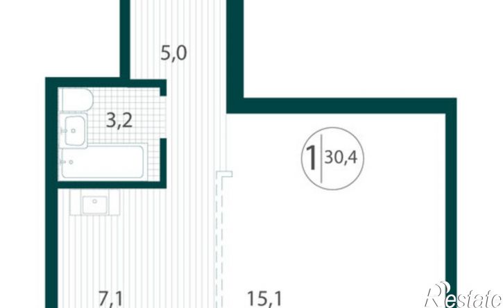 1-комн квартира в новом доме Иркутск, ЖК НовоМир