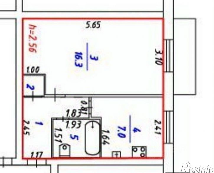 1-комн квартира ул Октябрьская, 1,  д. 1