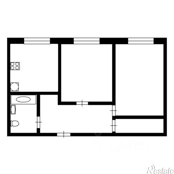 2-комн квартира ул Георгия Димитрова, 6,  д. 6