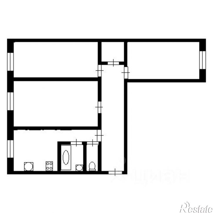 3-комн квартира ул Мечтателей, 18,  д. 18
