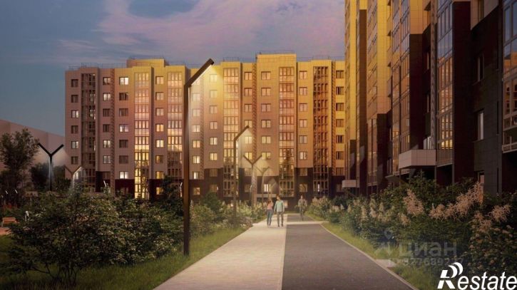 2-комн квартира в новом доме улица Ивана Доронина, 9