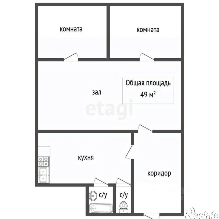 3-комн квартира ул Шастина, 37,  д. 37