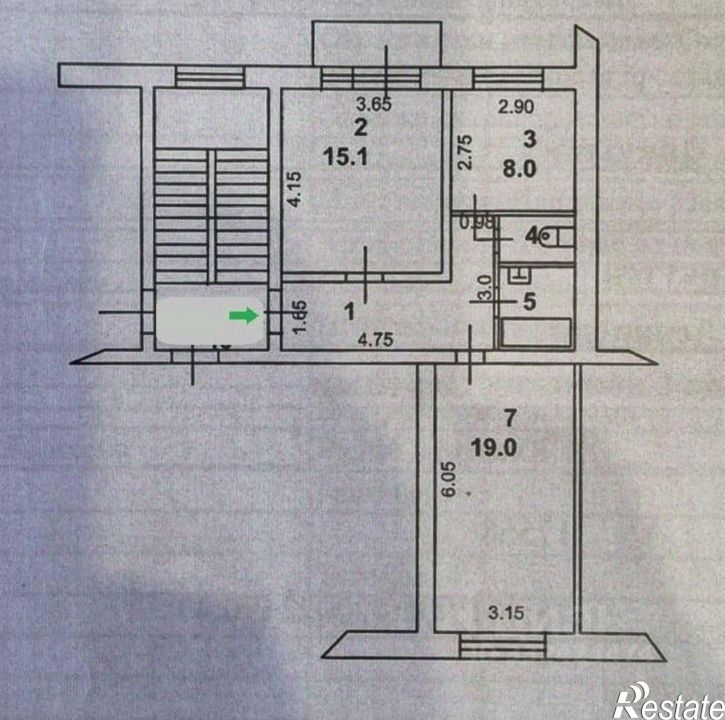 2-комн квартира Иркутск, Сибирских Партизан, 18