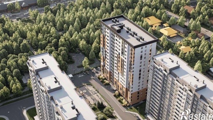 1-комн квартира в новом доме улица Баррикад