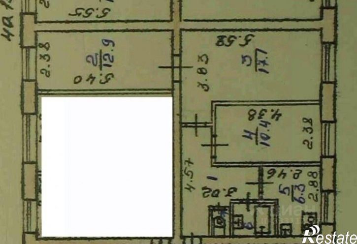 3-комн квартира ул Мичурина, 8,  д. 8