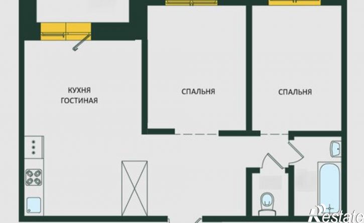3-комн квартира Иркутск, улица Пушкина, 9