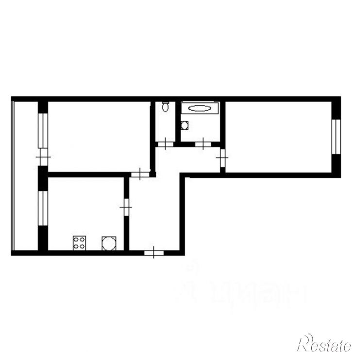 2-комн квартира пр-кт Дружбы Народов, 58,  д. 58