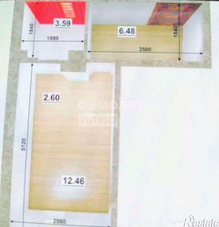 1-комн квартира ул Академика Герасимова, 2,  д. 2
