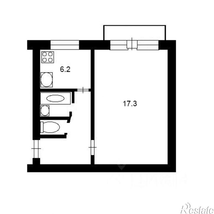 1-комн квартира ул Наймушина, 18,  д. 18